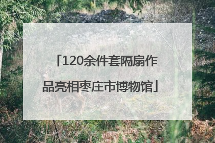120余件套隔扇作品亮相枣庄市博物馆