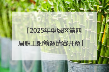2025年望城区第四届职工射箭邀请赛开幕