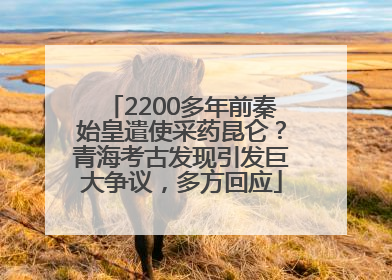 2200多年前秦始皇遣使采药昆仑？青海考古发现引发巨大争议，多方回应
